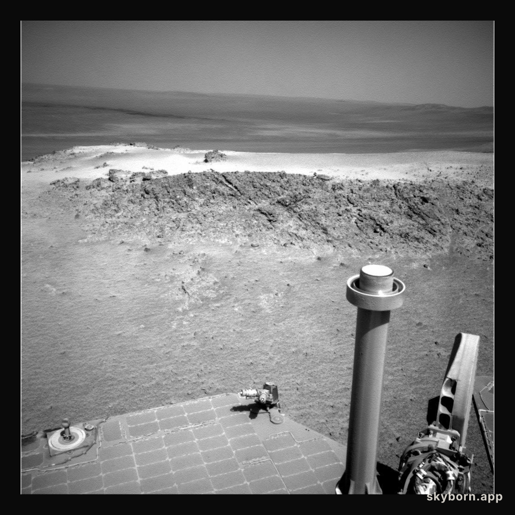 Opportunity Rover Spots Greeley Haven on Mars