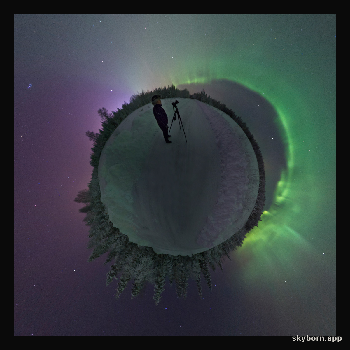 Planet Aurora Borealis