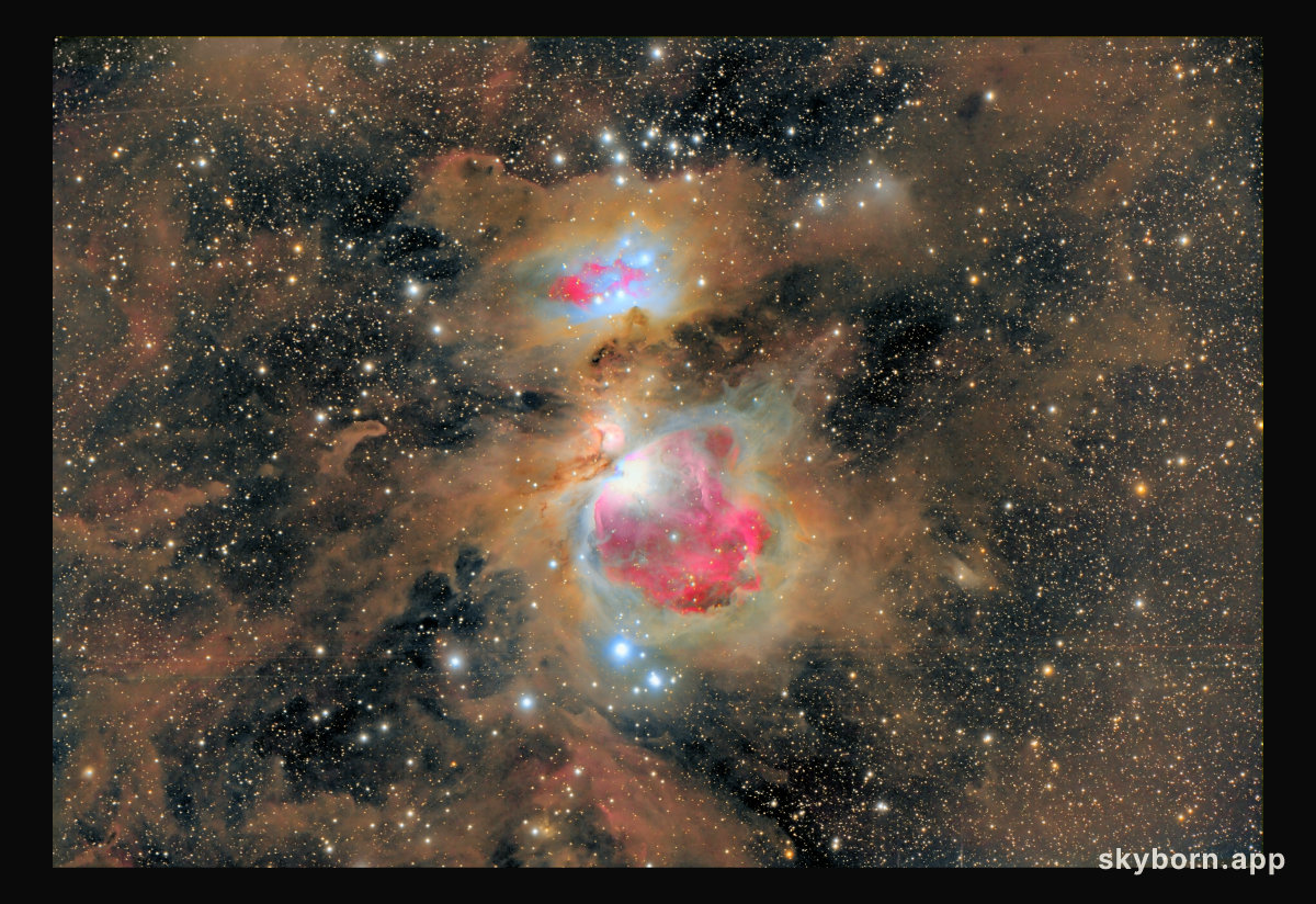 Dust of the Orion Nebula