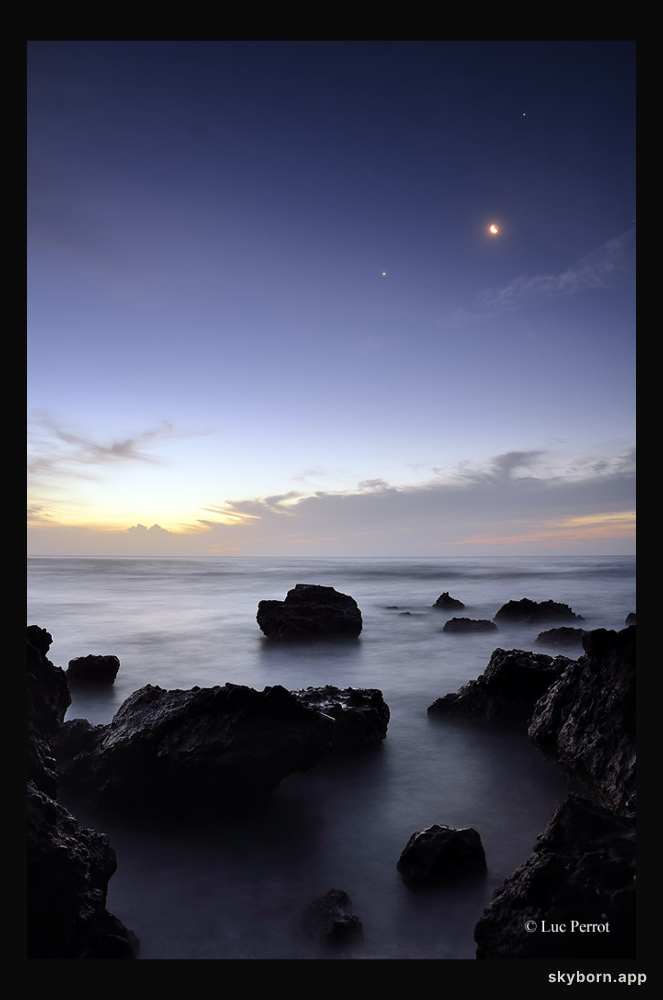 Conjunction Over Reunion Island