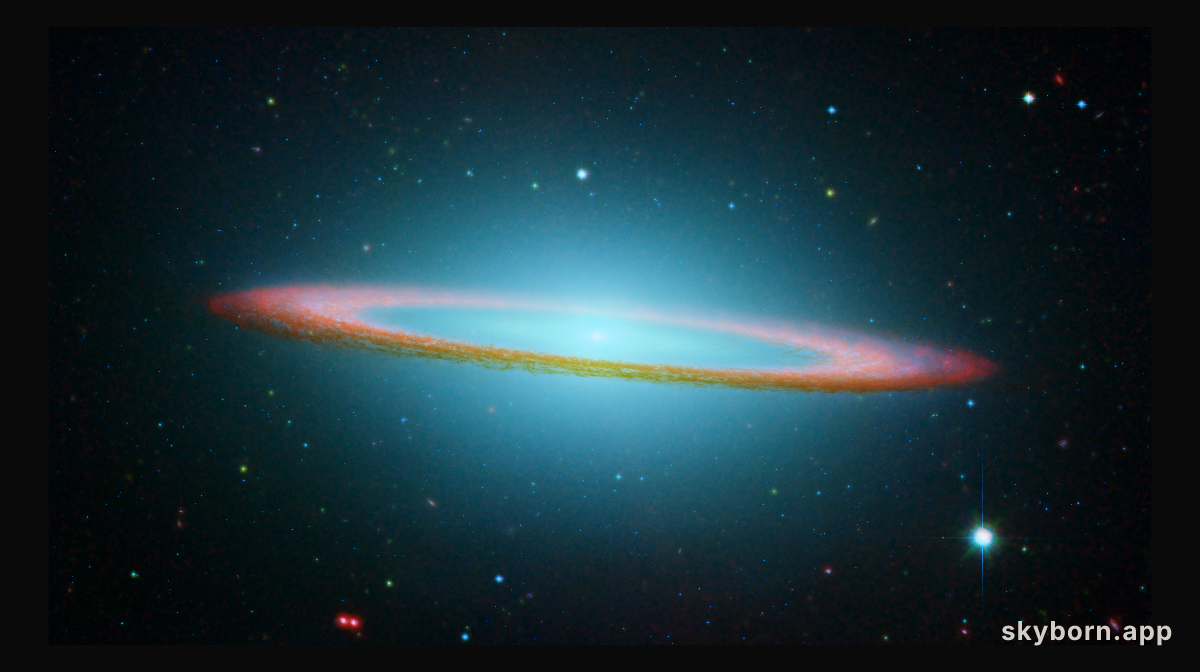 The Sombrero Galaxy in Infrared