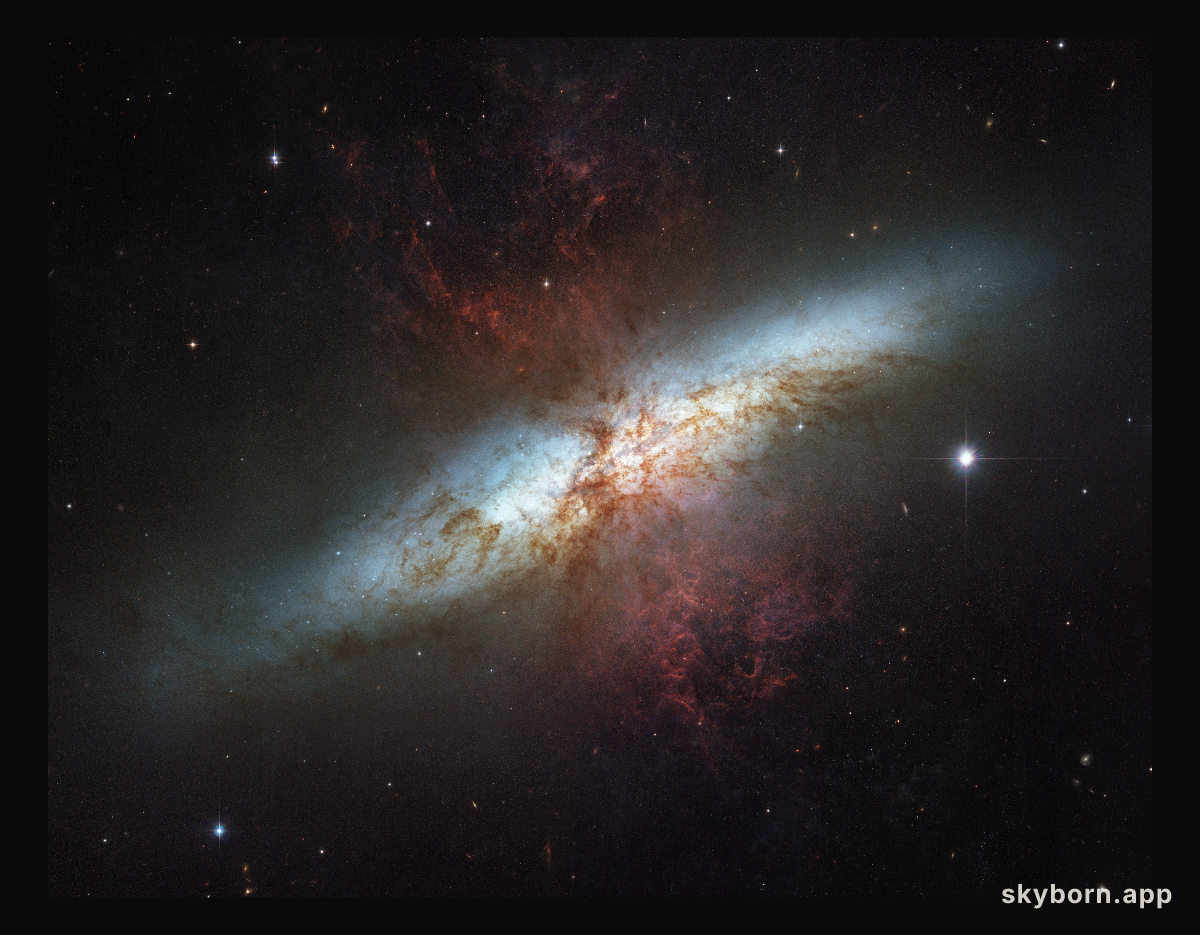 M82: Galaxy with a Supergalactic Wind