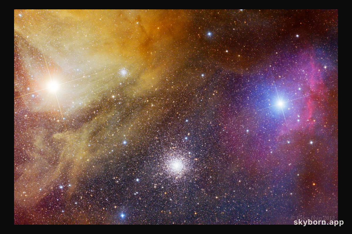 Antares and Clouds