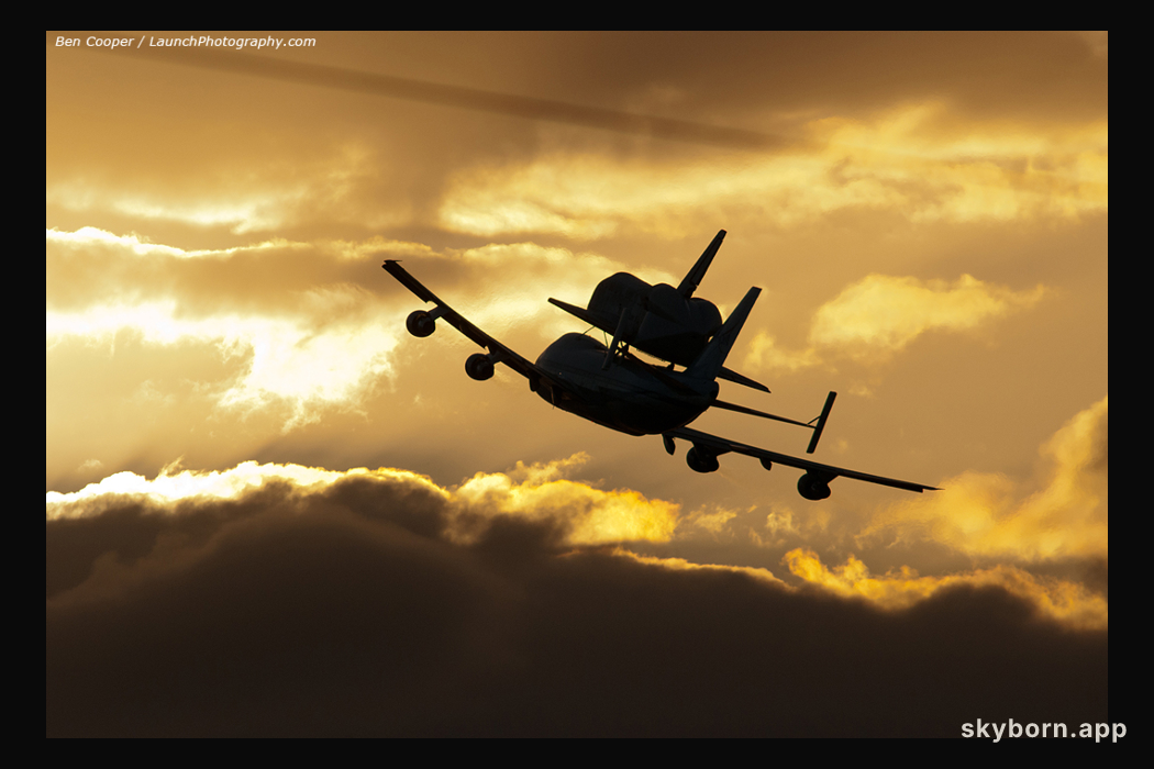 Discovery Departs