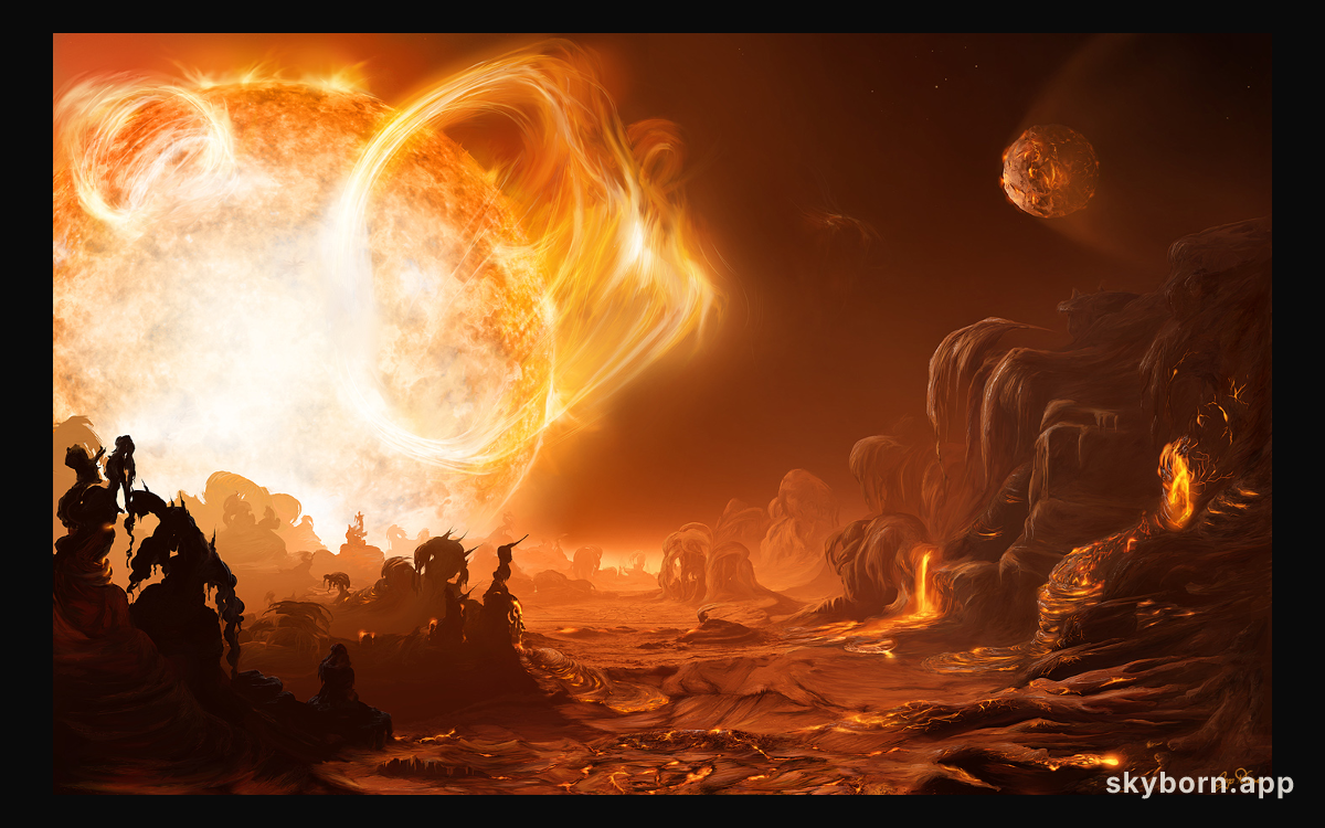 A Dangerous Sunrise on Gliese 876d