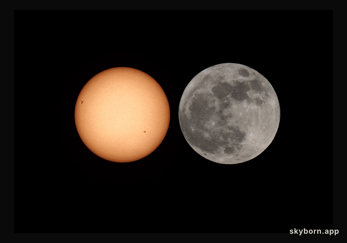 Sun vs. Super Moon