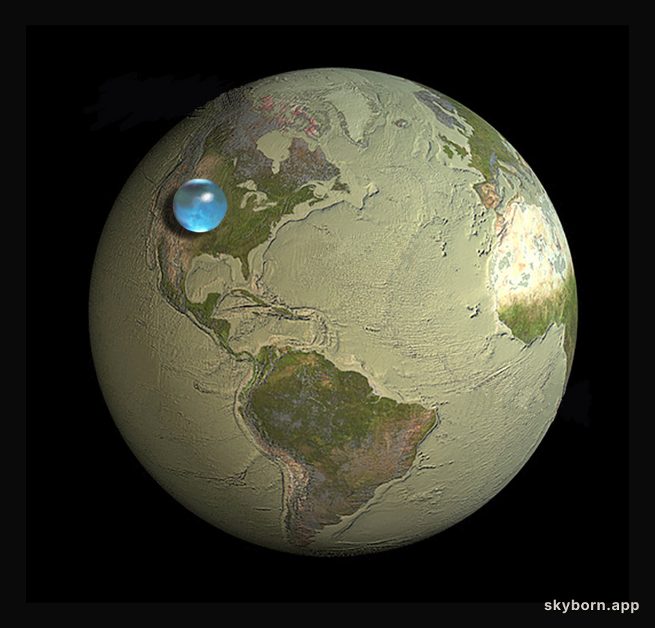 All the Water on Planet Earth