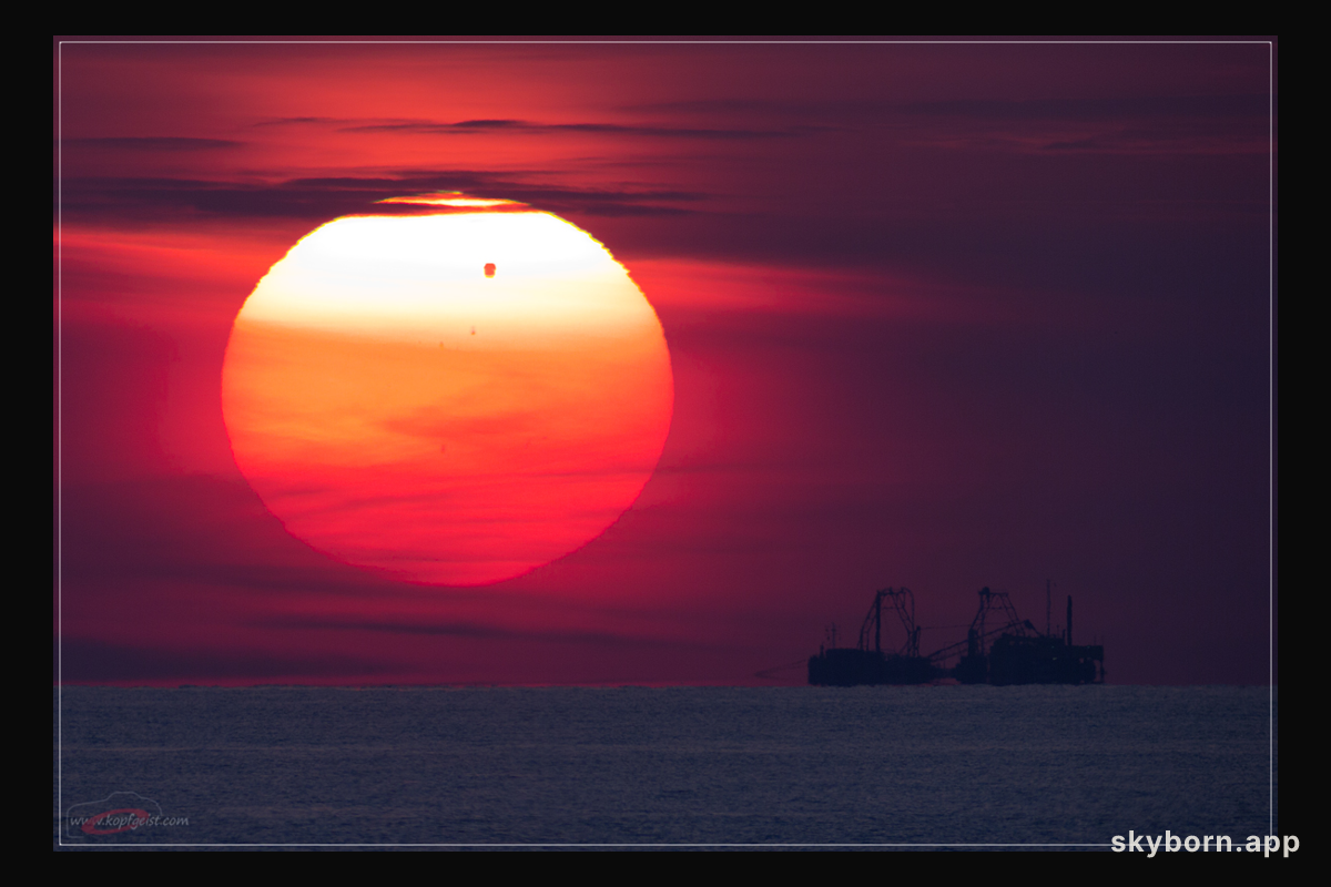 A Venus Transit Over the Baltic Sea