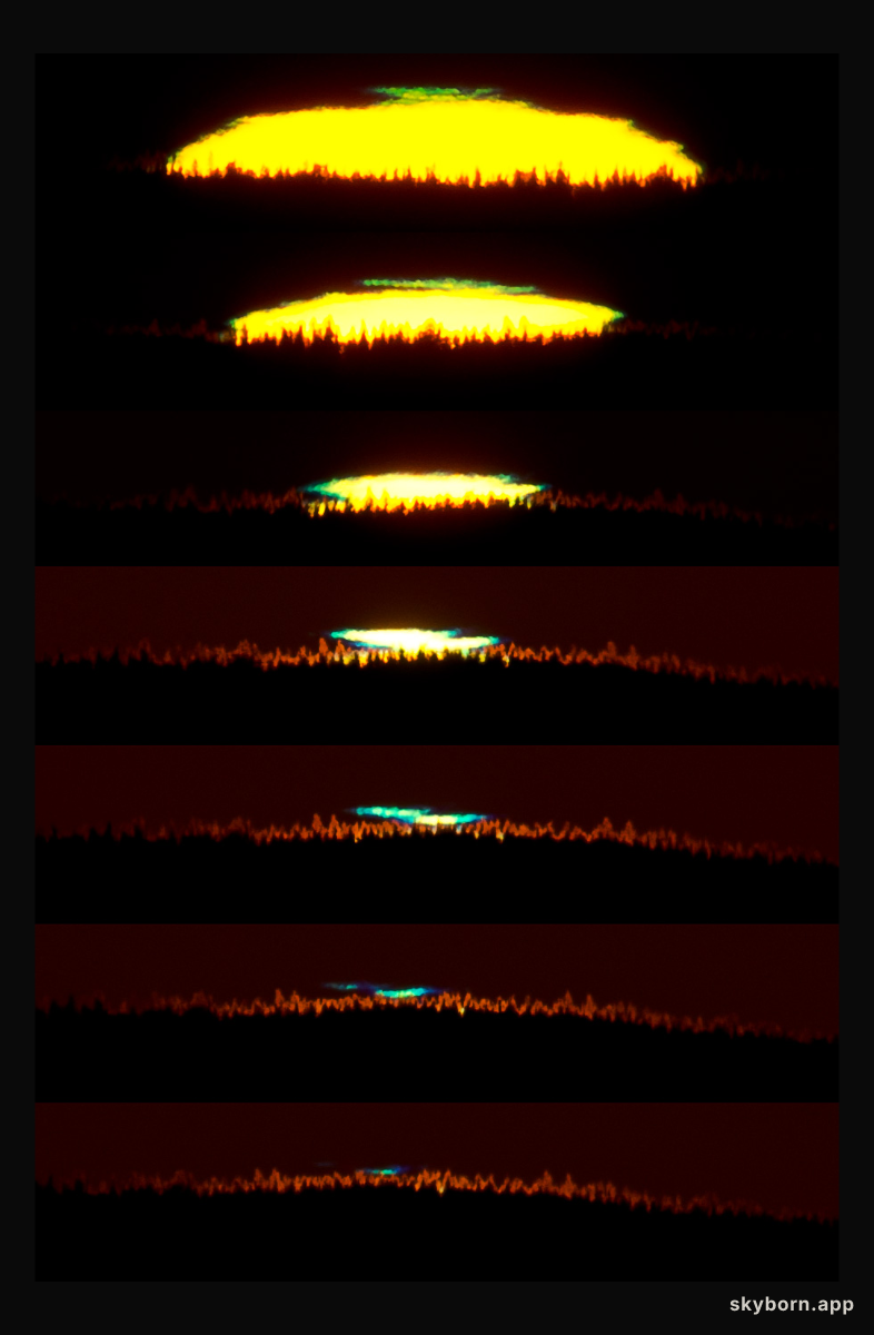 Northern Green Flash