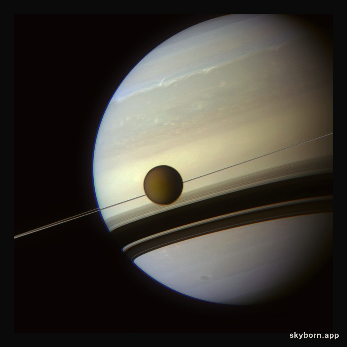 In the Shadow of Saturn's Rings