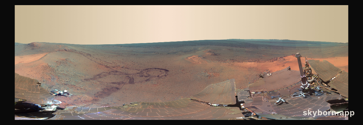 Greeley Panorama on Mars