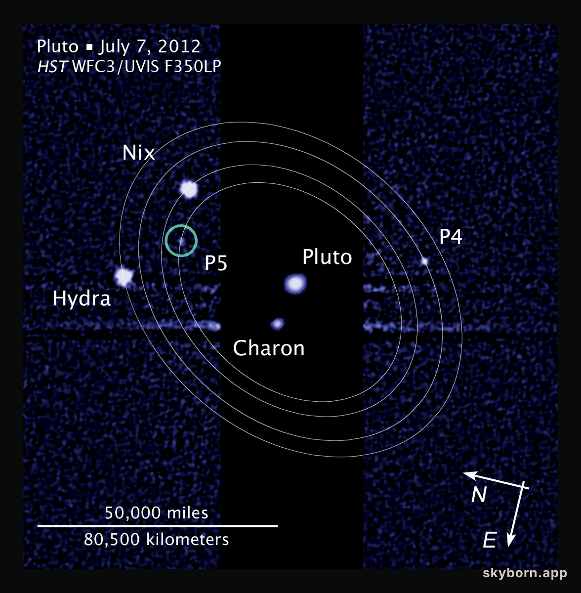 Fifth Moon Discovered Orbiting Pluto