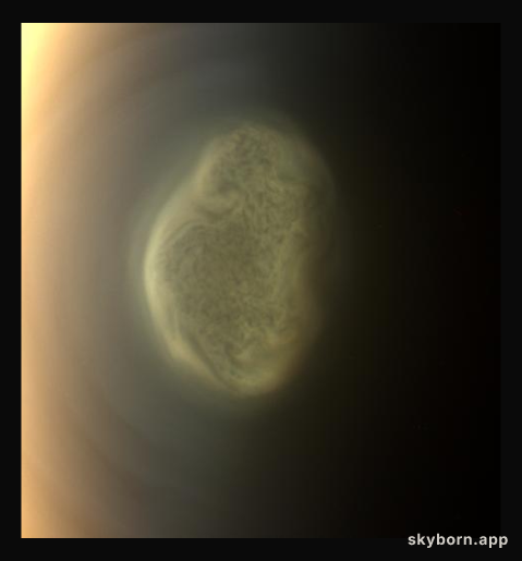 South Polar Vortex Discovered on Titan