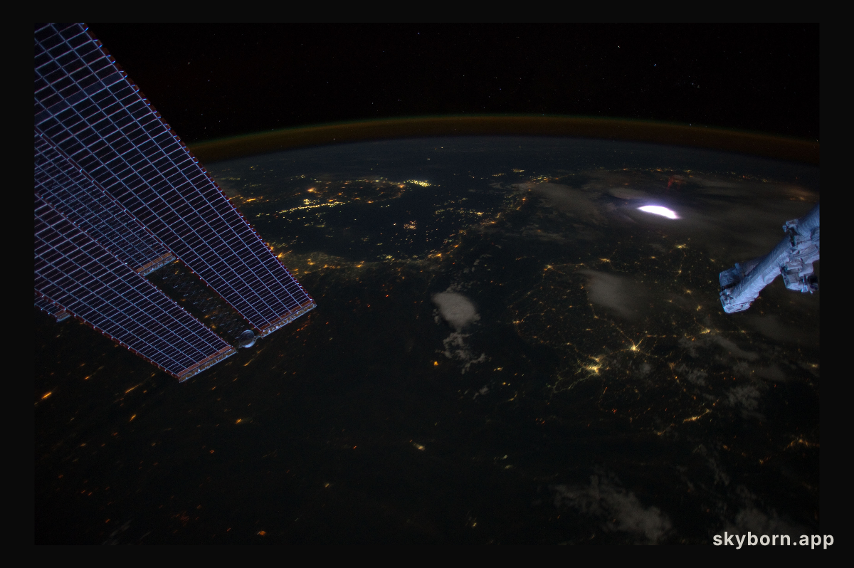 A Dark Earth with a Red Sprite