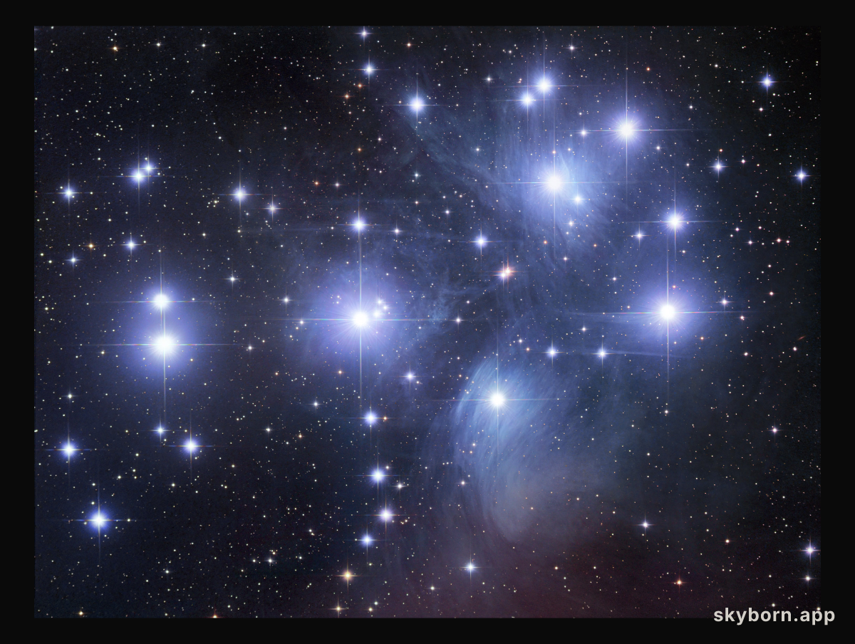 M45: The Pleiades Star Cluster