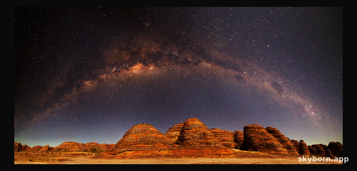 Milky Way Over the Bungle Bungles