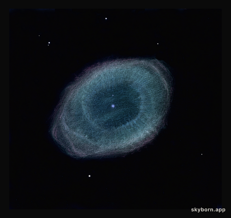 Ring Nebula Drawn