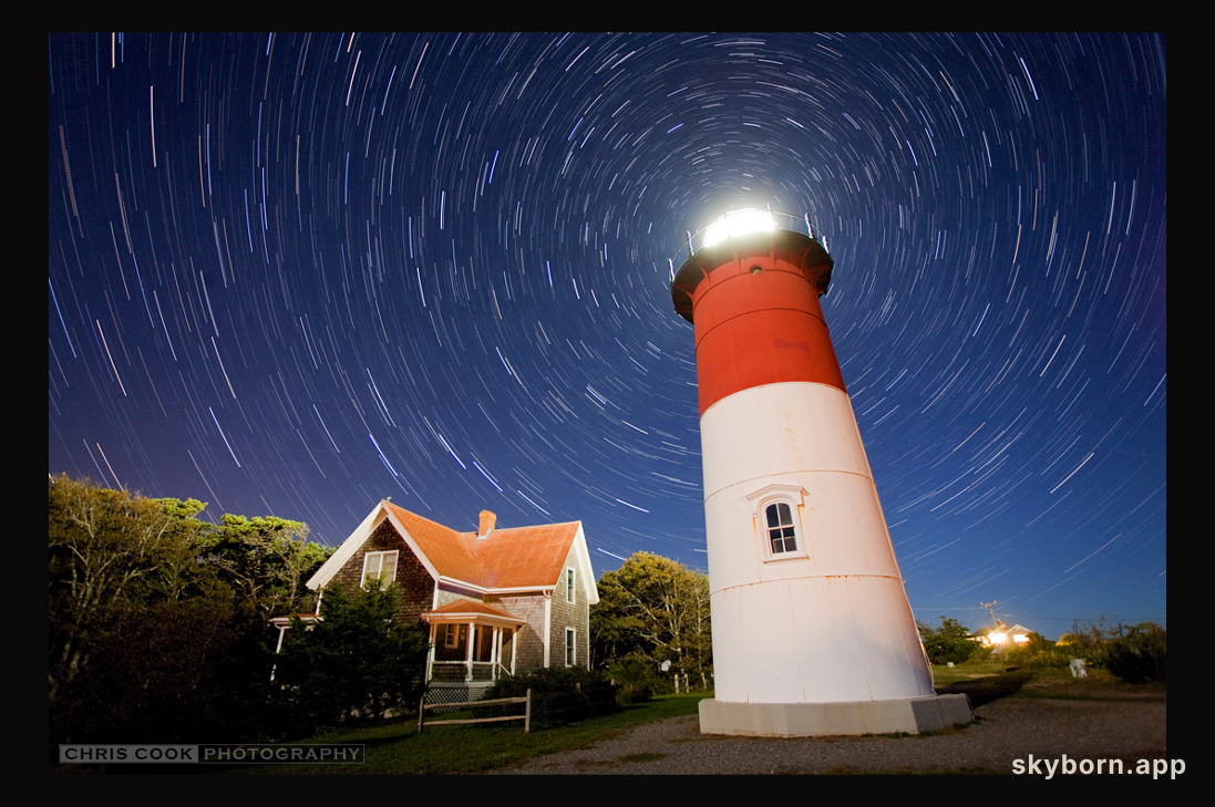 Nauset Light Star Trails