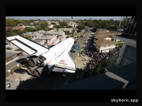 A Space Shuttle on the Streets of Los Angeles