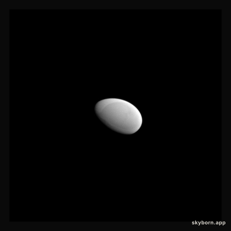 Methone: Smooth Egg Moon of Saturn