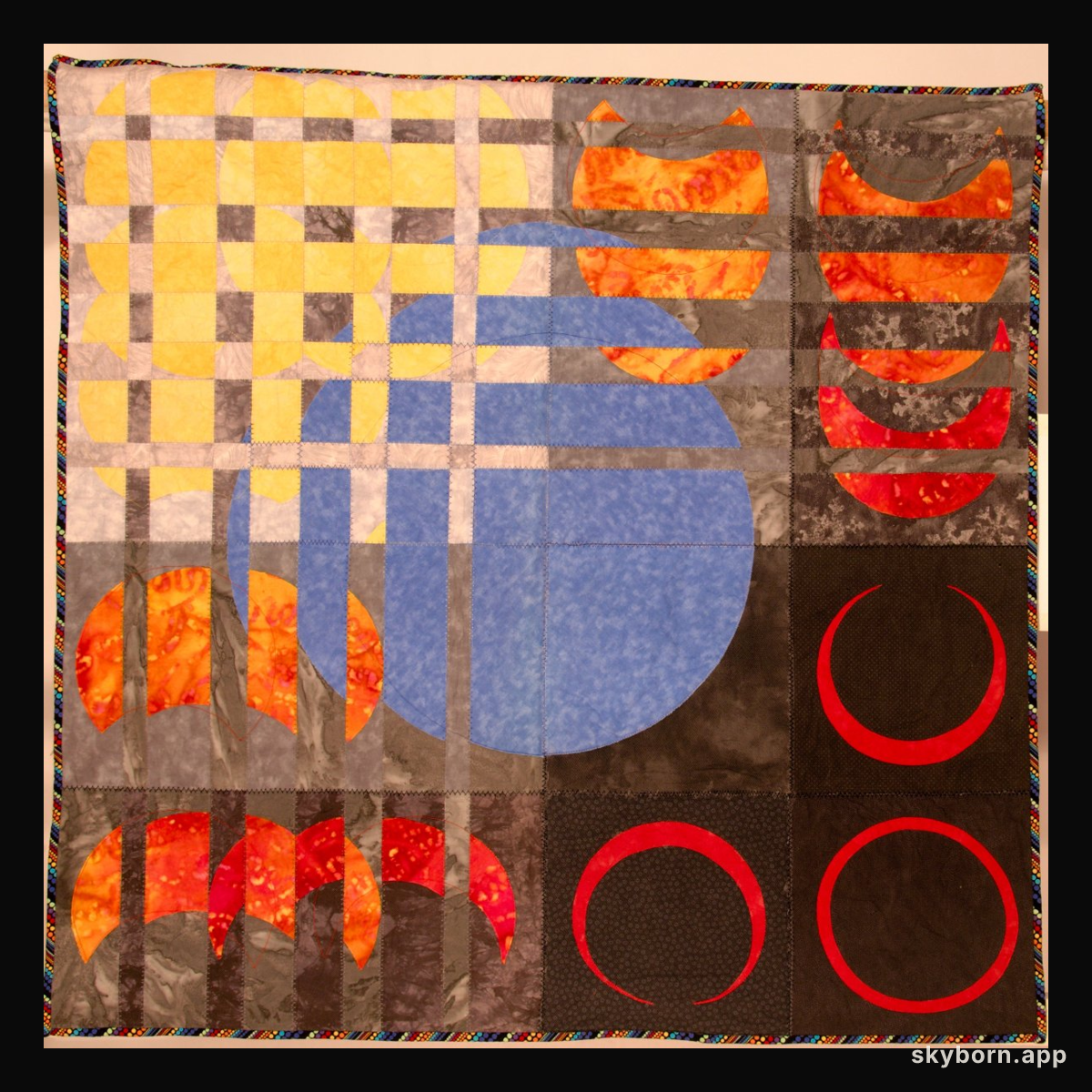 A Solar Eclipse Quilt