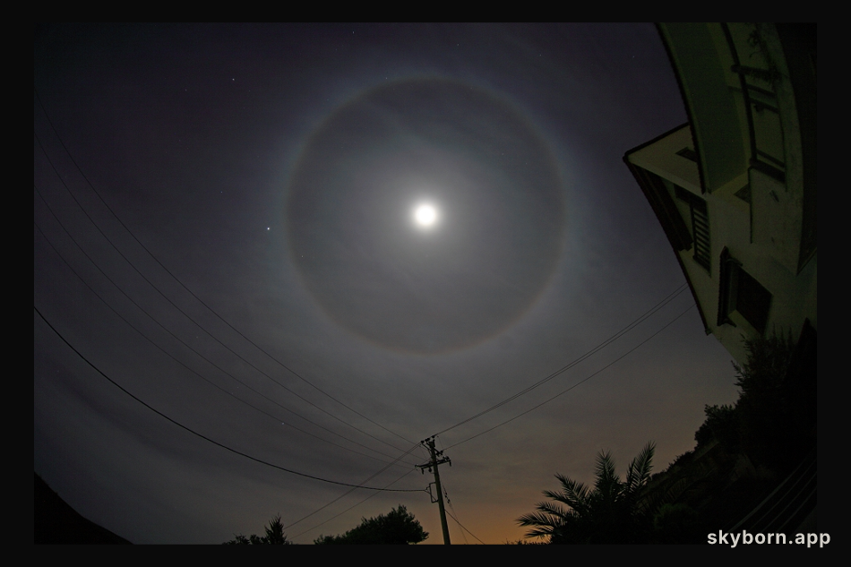 A Halo Around the Moon