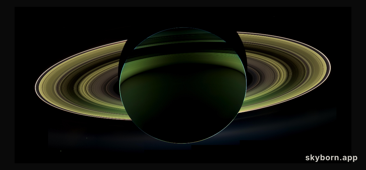 Saturn at Night