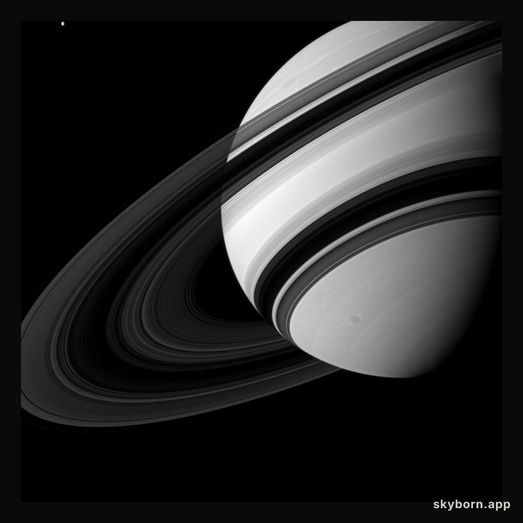 Saturn's Rings from the Dark Side