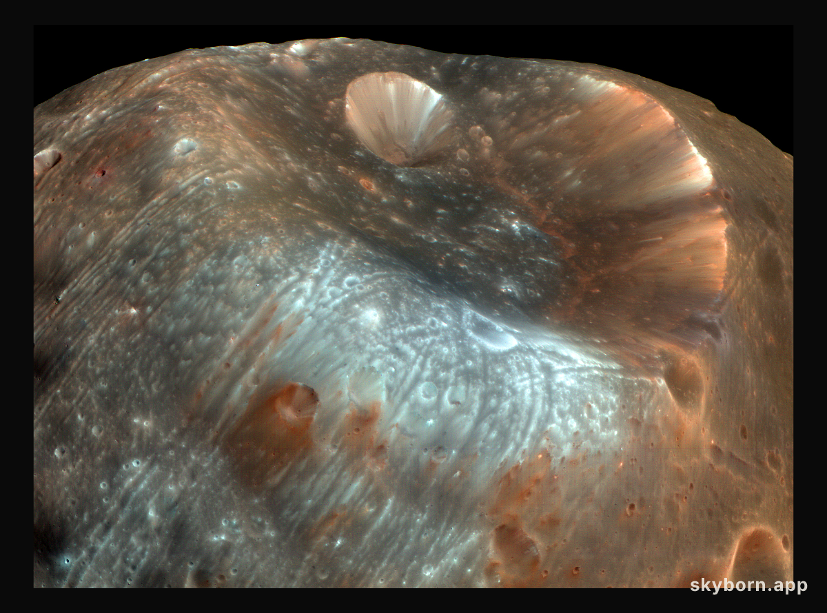 Stickney Crater
