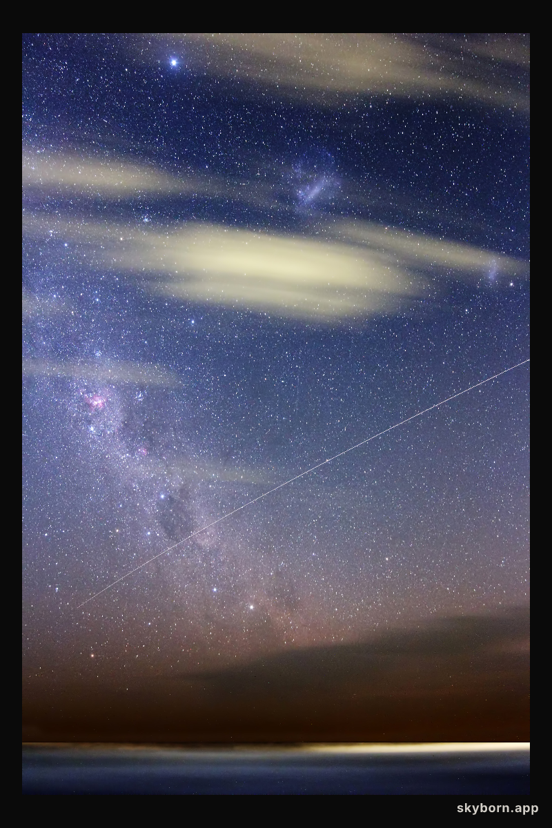 ISS and the Summer Milky Way