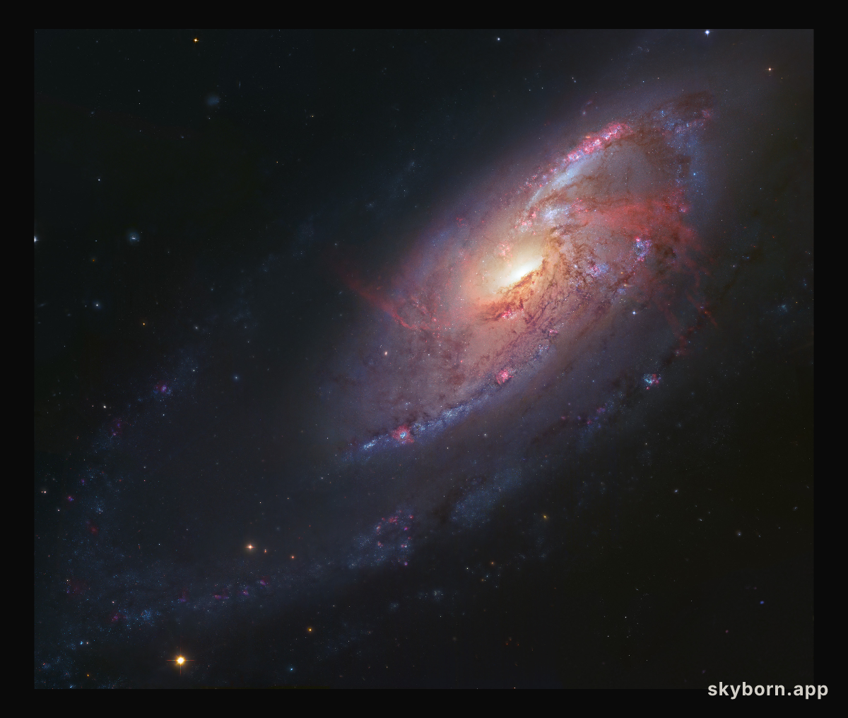The Arms of M106