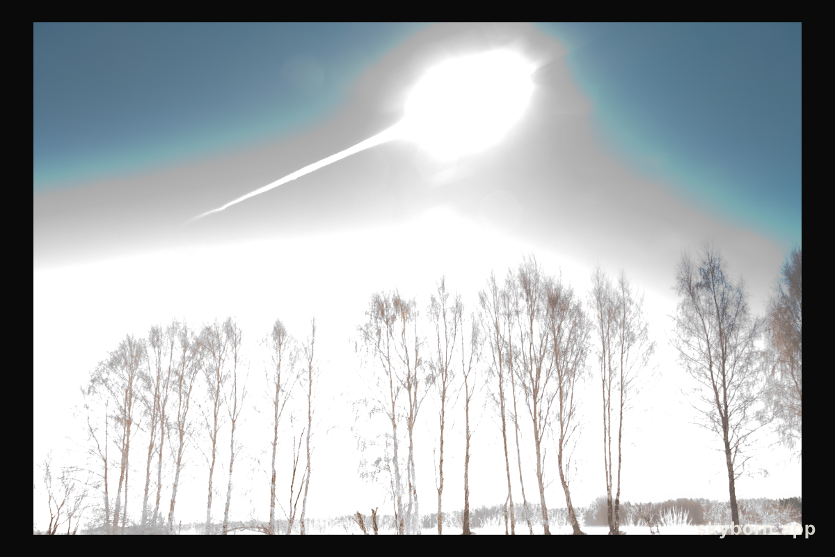 Chelyabinsk Meteor Flash