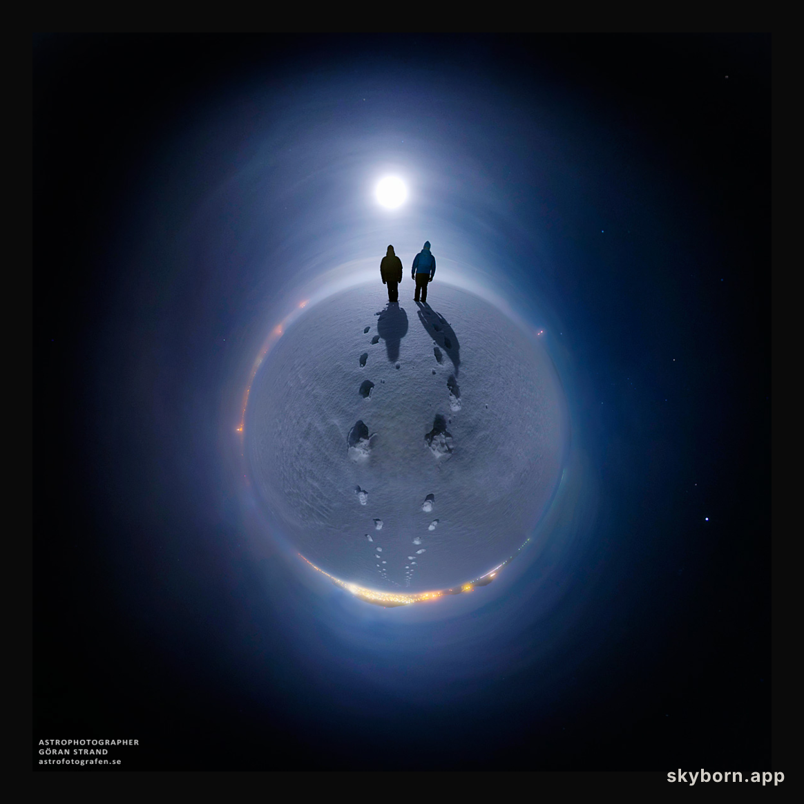 Snow Moon for a Snowy Planet