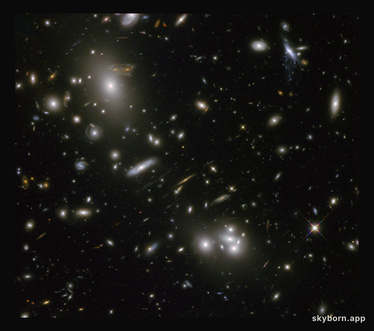 Looking Through Abell 68