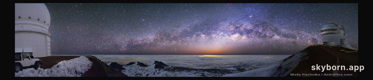 Milky Way Panorama from Mauna Kea