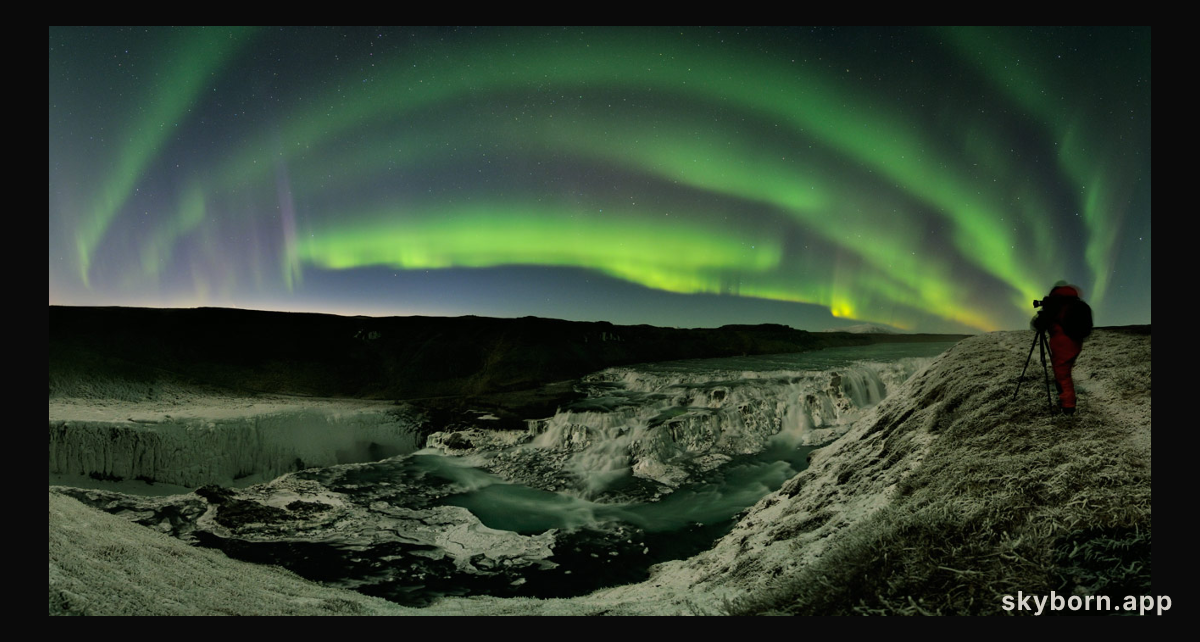 Waterfalls, Auroras, Comet: Iceland