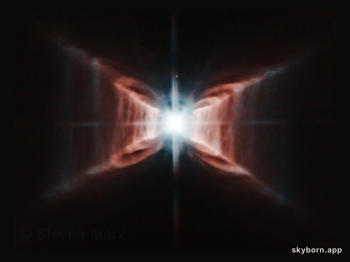 The Red Rectangle Nebula from Hubble
