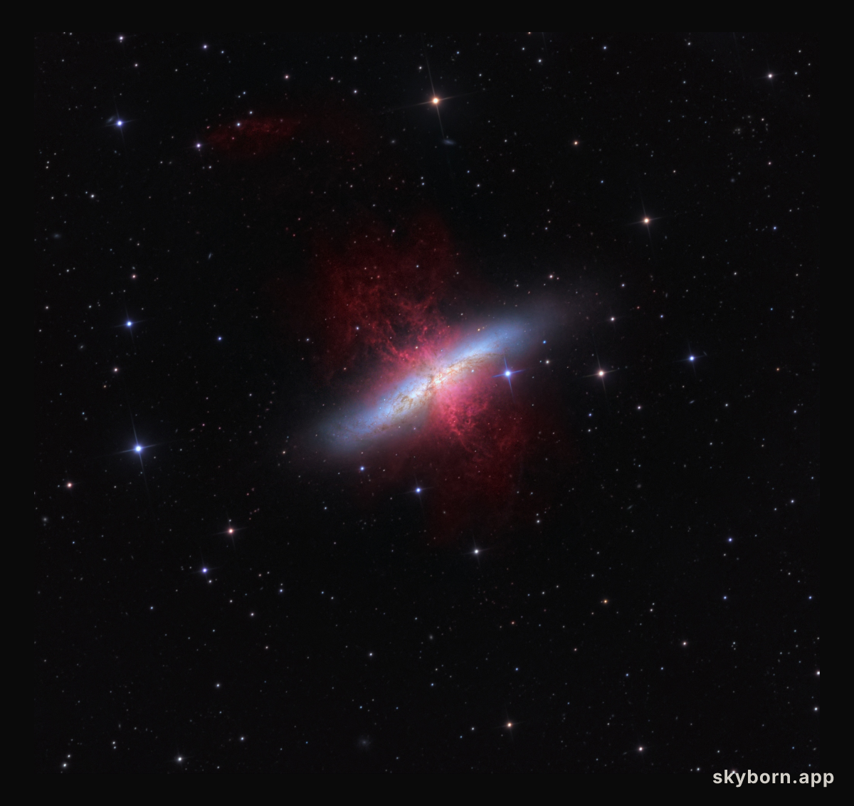 M82: Starburst Galaxy with a Superwind