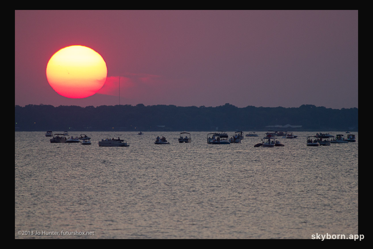 Sunspot at Sunset