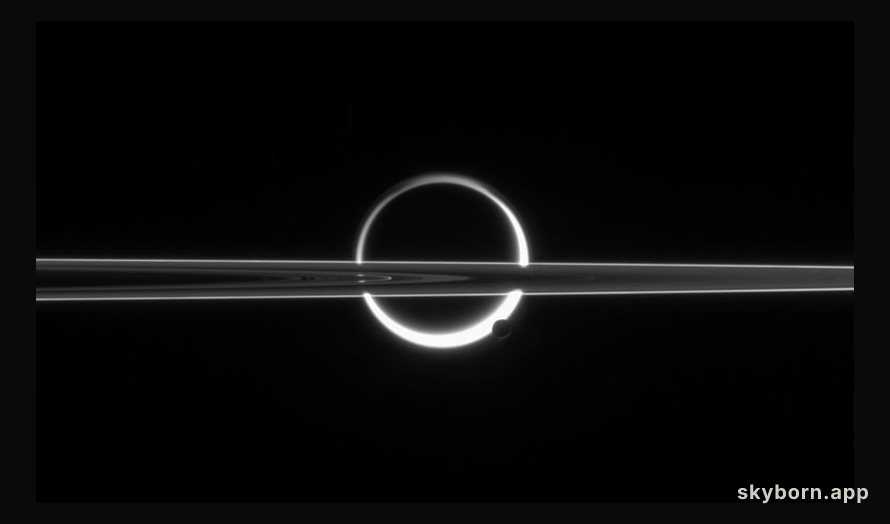 Saturn, Titan, Rings, and Haze