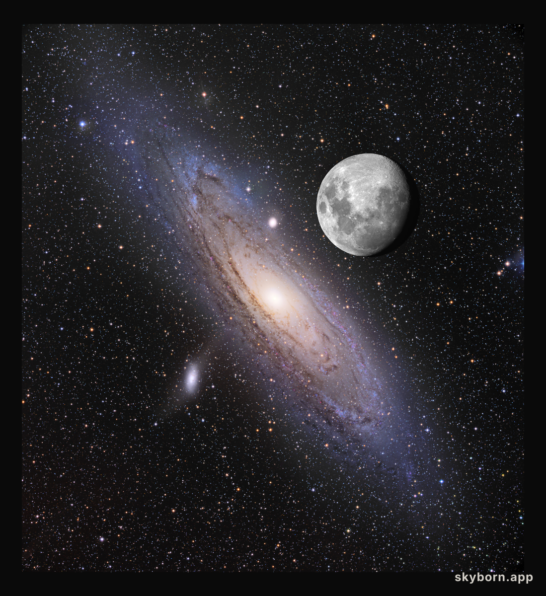 Moon Over Andromeda