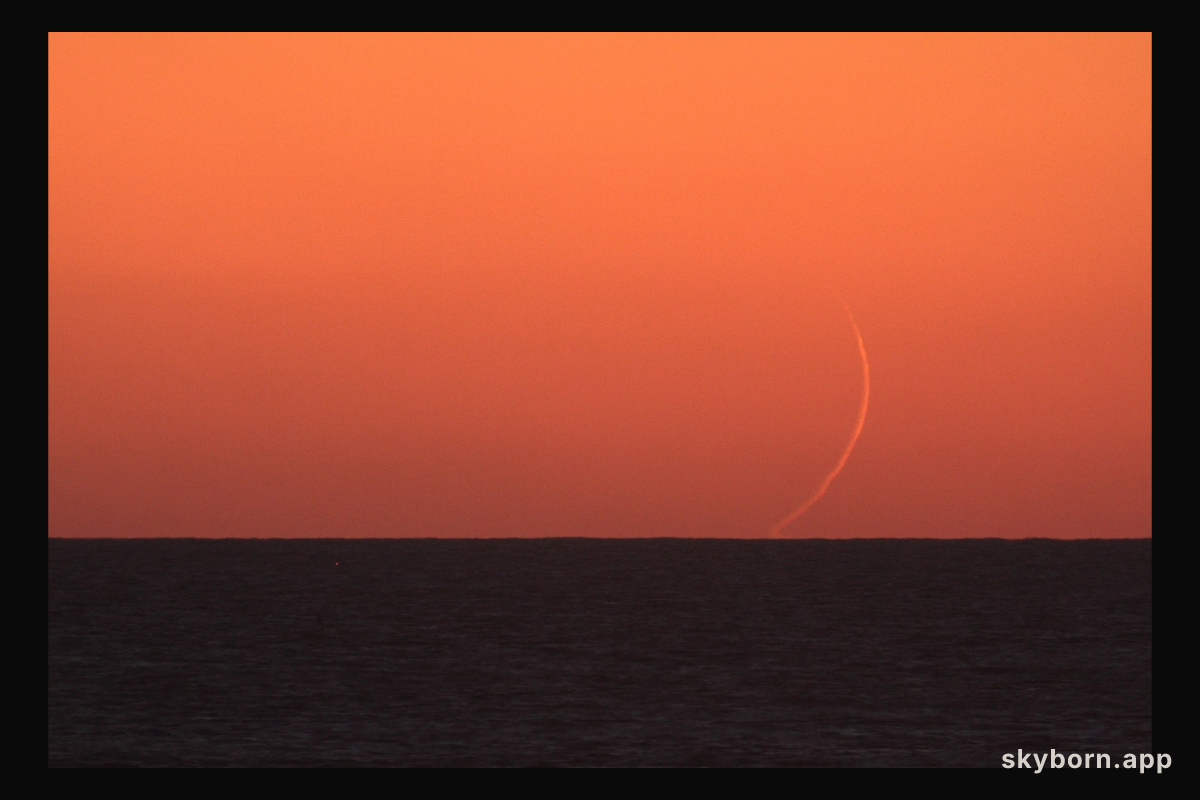 Moonset from Taiwan