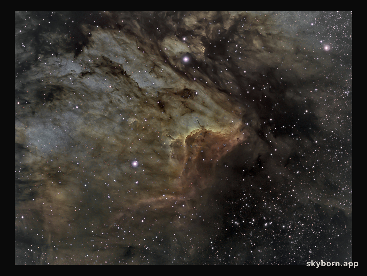IC 5067 in the Pelican Nebula