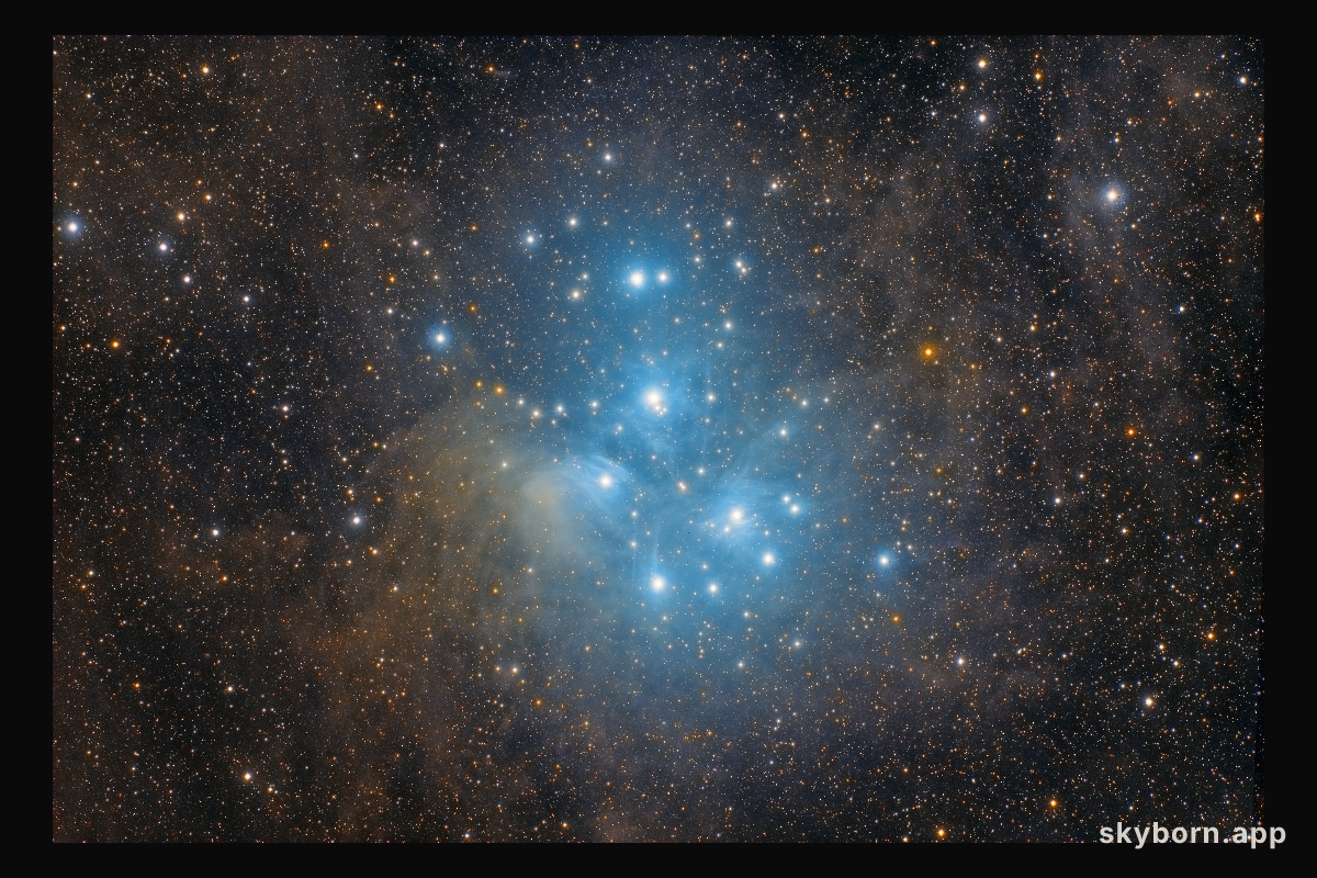M45: The Pleiades Star Cluster