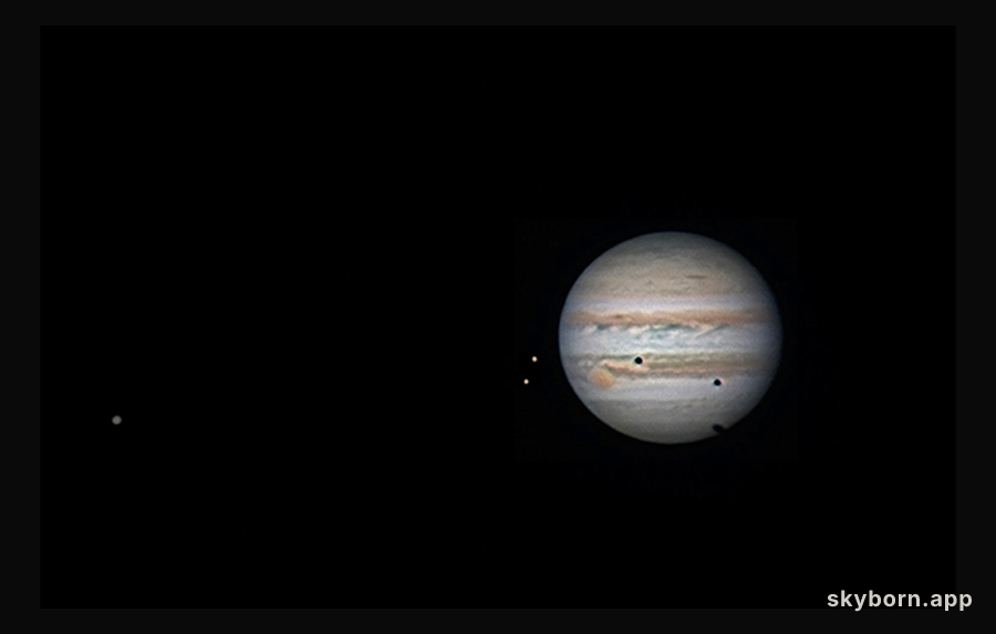 Jupiter's Triple Shadow Transit