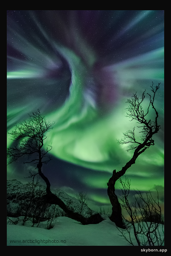 Creature Aurora Over Norway