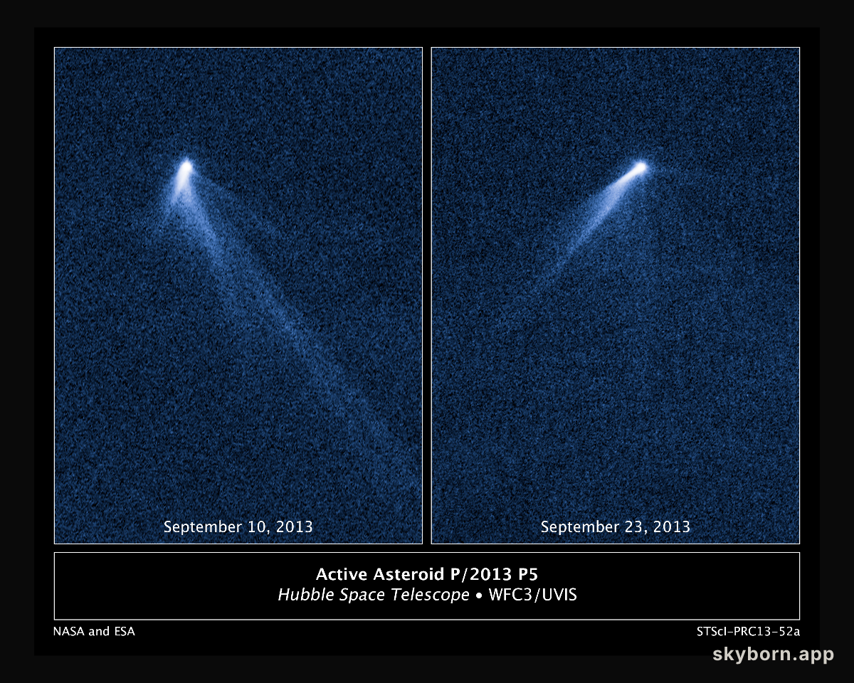 The Unexpected Tails of Asteroid P5
