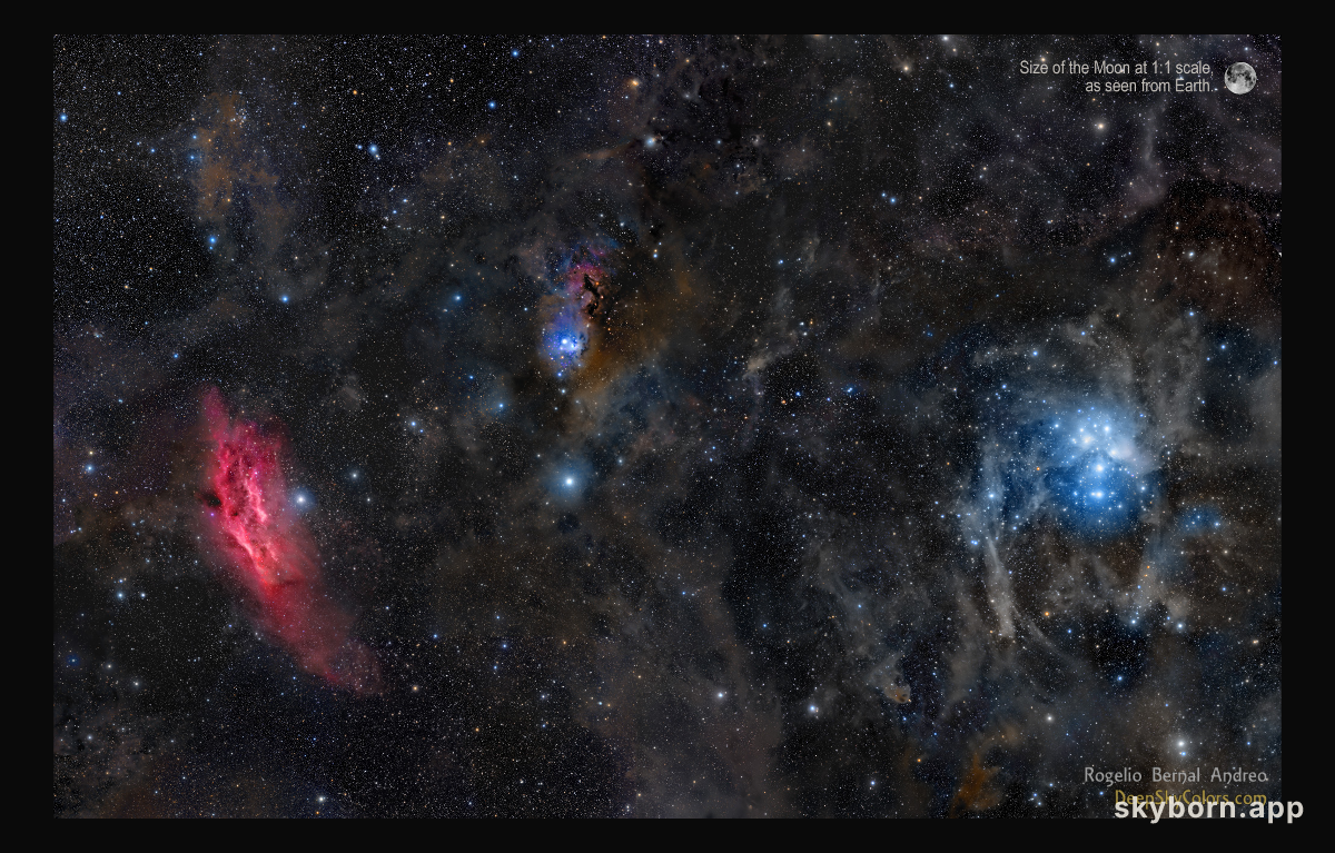 From California to the Pleiades