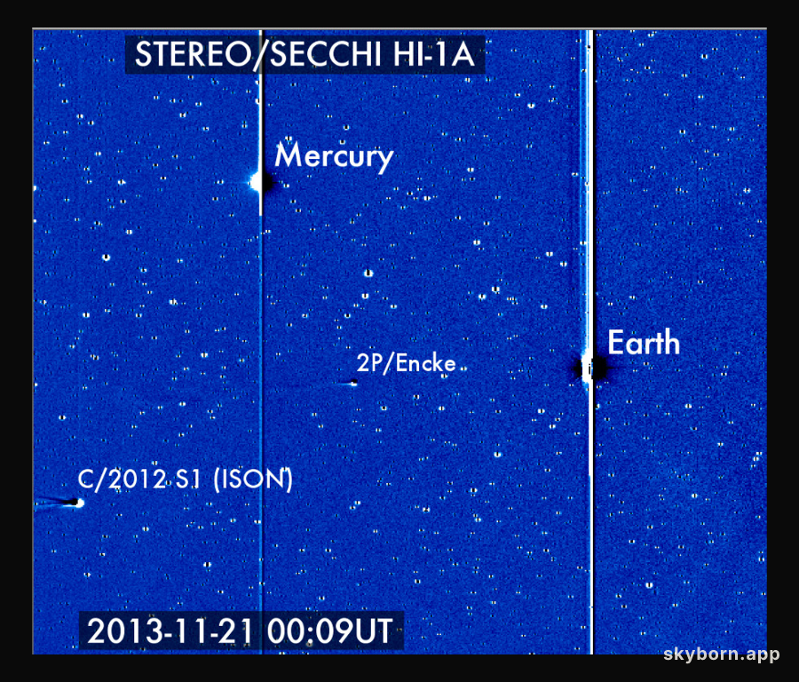 Comet ISON from STEREO