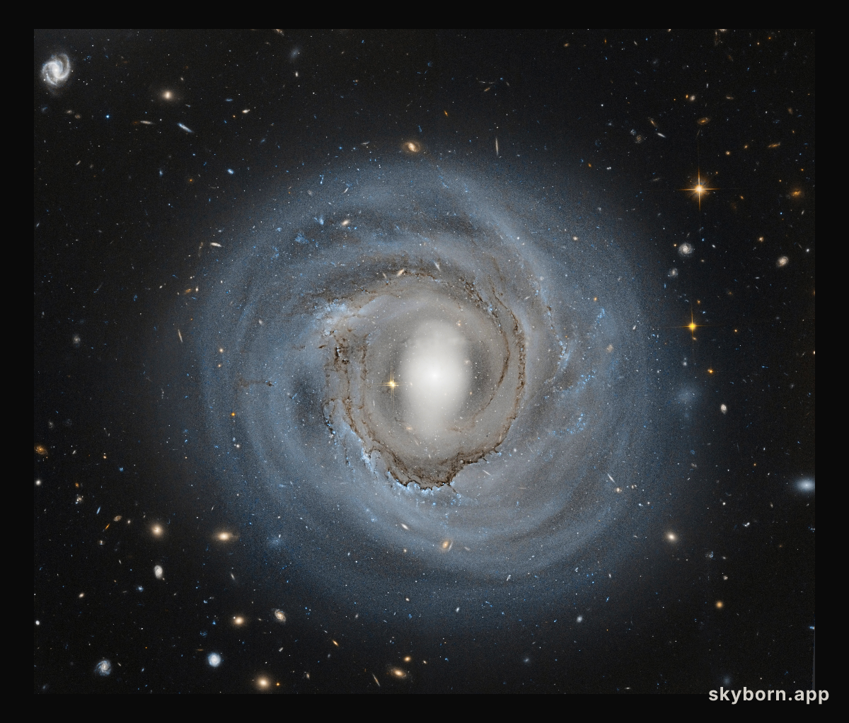 Anemic Spiral NGC 4921 from Hubble